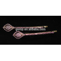 2015 Barrettes de cristal novos do metal do cristal de rocha do Rhinestone brilhante novo